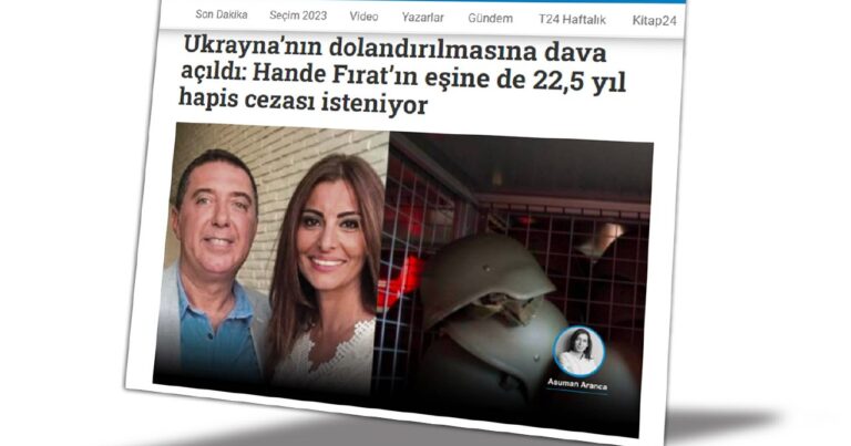 Türkiyəli məşhur aparıcının həyat yoldaşına 22,6 həbs cəzası istənildi Türkiyəli məşhur aparıcının həyat yoldaşına 22,6 həbs cəzası istənildi