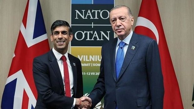 Sunak Ərdoğana təşəkkür etdi Sunak Ərdoğana təşəkkür etdi