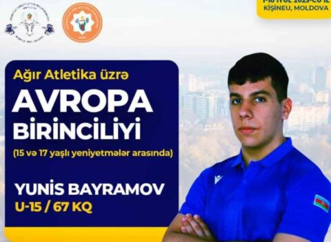 Yunis Bayramov Avropa üçüncüsü oldu