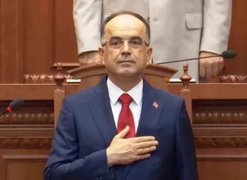 Albaniya Prezidenti və xanımının şərəfinə rəsmi lanç verildi