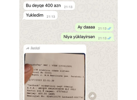 Bakıda həkimlərin başına iş gəldi – Yeni “Whatsapp” dələduzluğu