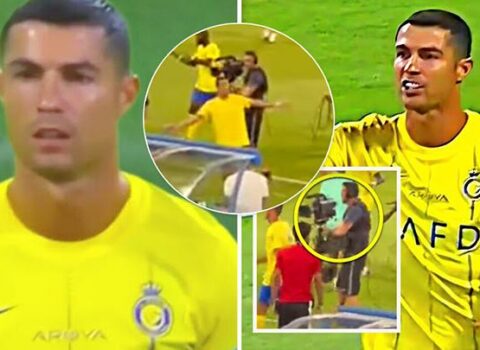 Ronaldo operatora əsəbiləşdi – Video