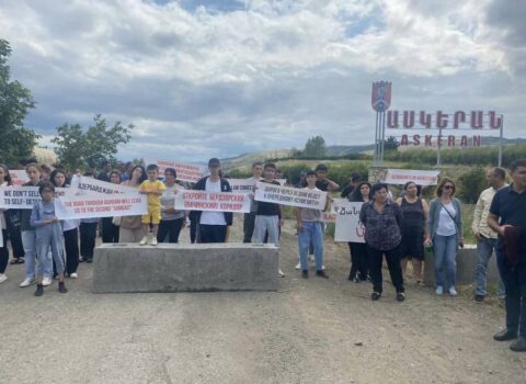 Separatçılar Ağdam-Əsgəran yolunu betonladılar – FOTOLAR