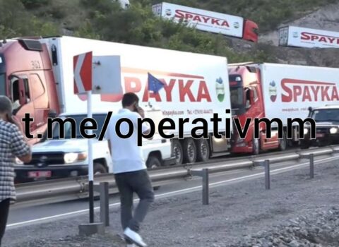 Ermənistanın Tır karvanı “Laçın”a çatıb: Ordumuz hazır vəziyyətə gətirildi – VİDEO