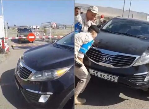 Sülhməramlılar ermənilərin bağladığı yolu açdı – VİDEO