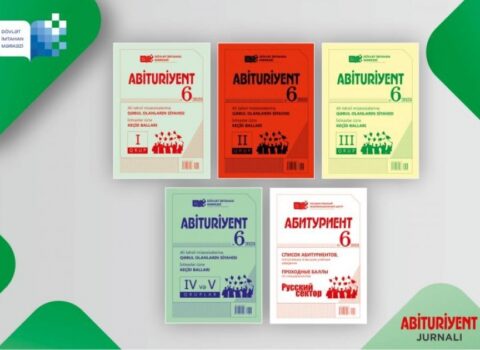 Tələbələrin siyahısı “Abituriyent” jurnalında ÇIXDI