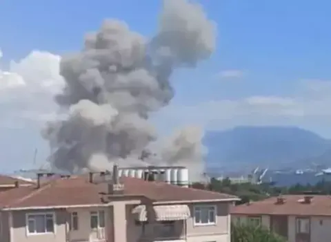 Türkiyədə güclü partlayış: Yaralananlar var – VİDEO
