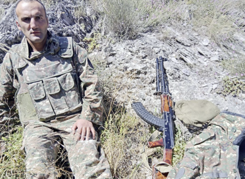 Kəlbəcərdə tutulan erməni diversantın FOTOSU