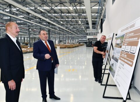 Qazaxda mebel fabrikinin açılışı oldu – FOTOLAR