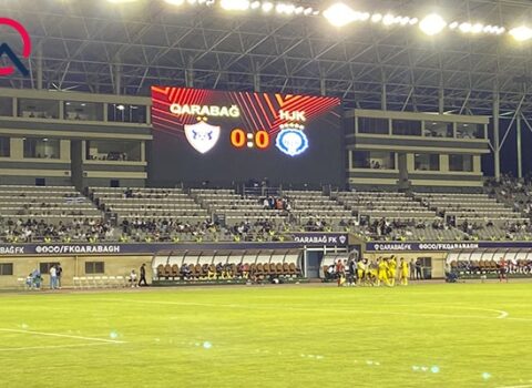 “Qarabağ”ın oyununda stadion boş qaldı – FOTOLAR