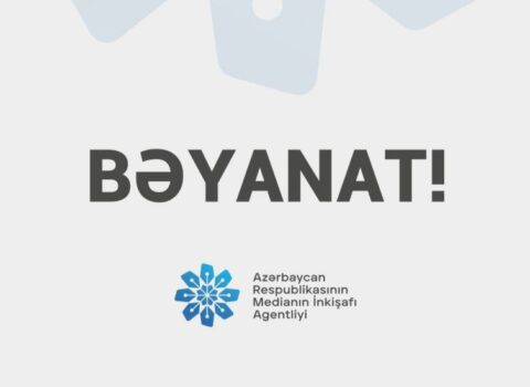 Medianın İnkişafı Agentliyi bəyanat yaydı