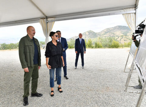 Laçında mehmanxana kompleksinin təməli qoyuldu – FOTOLAR