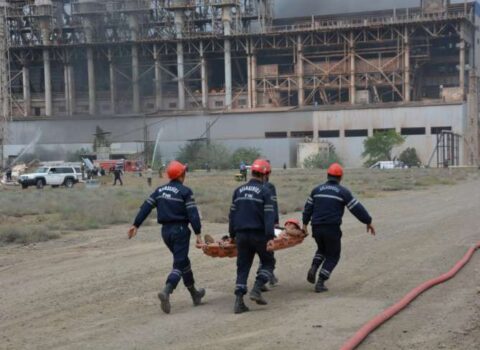 Gəncədə kompleks mülki müdafiə təlimi keçirildi