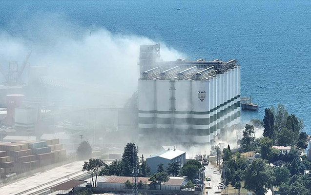 Bu limanındakı partlayışda 15 min ton məhsula ziyan DƏYDİ Bu limanındakı partlayışda 15 min ton məhsula ziyan DƏYDİ