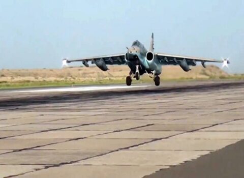 Ordumuz “Su-25” təyyarələrini havaya qaldırdı – VİDEO