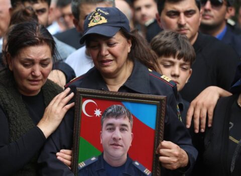 7 polisimiz son mənzilə yola salındı – FOTOLAR