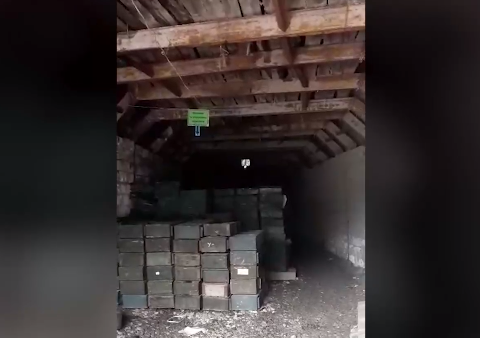 Hərbçilərimiz Kəlbəcərdə daha bir silah anbarı aşkar etdilər – VİDEO