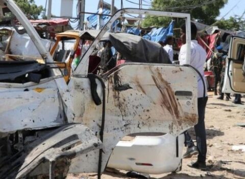 Somalidə minalanmış yük maşını PARTLADI