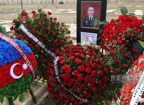 Mina terrorunda şəhid olan polkovnik-leytenant İkinci Şəhidlər xiyabanında dəfn edildi – FOTOLAR