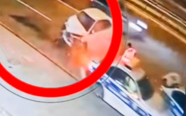 Bakıda yol polisi ölümdən döndü – Video