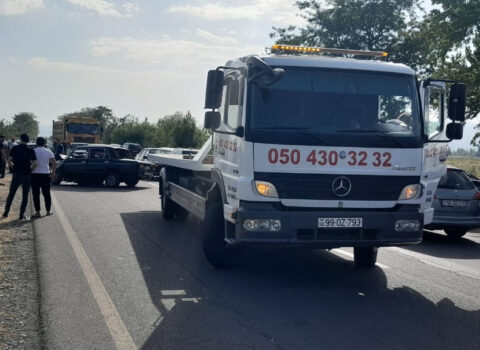 Tərtərdə yol qəzası oldu – FOTO