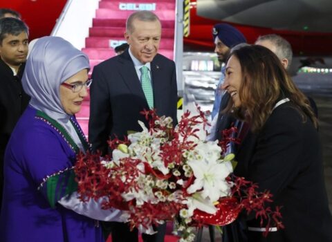 Ərdoğan Hindistanda – FOTO