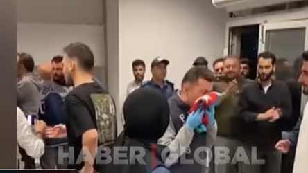 Türk polisindən Azərbaycan bayrağına hörmət – VİDEO