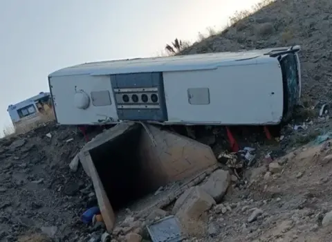 Türkiyədə sərnişin avtobusu aşdı, yaralılar var