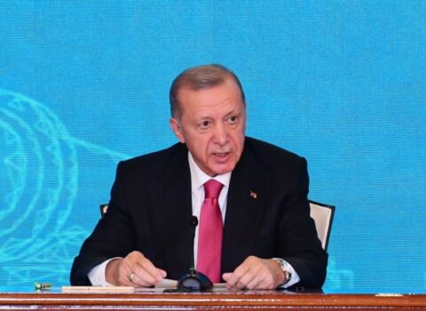 Ərdoğan: “28 gün ərzində Fələstində insanlığa qarşı cinayətlər törədilib”