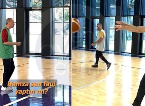 Ərdoğan nazirlər və millət vəkilləri ilə basketbol oynadı – VİDEO