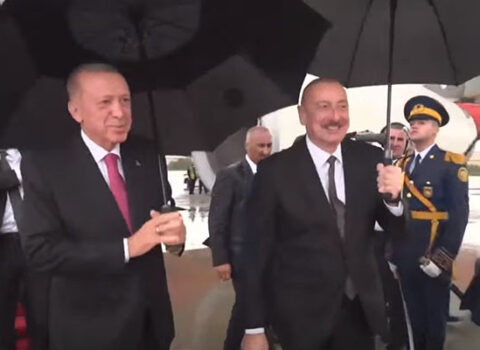Naxçıvanda Ərdoğanı İlham Əliyev qarşıladı – VİDEO – Yenilənib