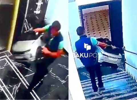 Bakıda 500 manatlıq “Range Rover”i oğurlayıb qaçdı – VİDEO