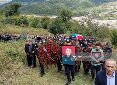 İki gün sonra nişanı keçirilməli olan polis Şamaxıda dəfn edildi