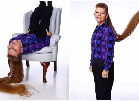 Uzun saçlarına görə dünya rekordu qırdı – VİDEO