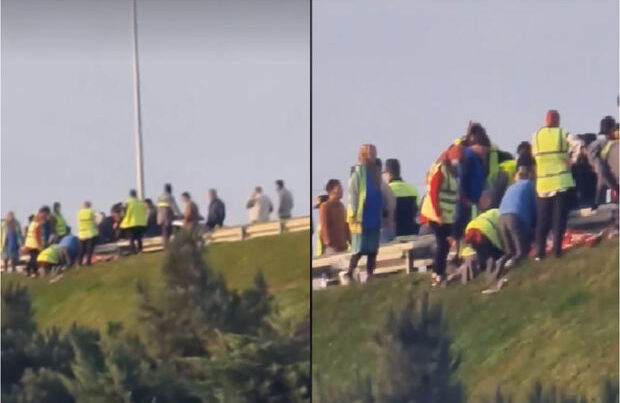 Aeroport yolunda təmizlik işçisini maşın vurub öldürdü Aeroport yolunda təmizlik işçisini maşın vurub öldürdü