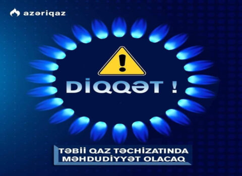Bu rayonların qaz təchizatında fasilə yaranacaq