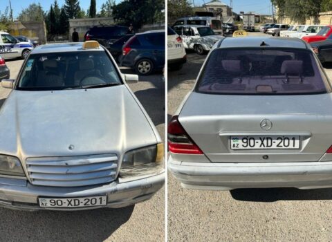 Narkotikin təsiri altında olan taksi sürücüsü saxlanıldı