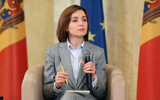 Moldova prezidenti Kiyevə gəldi