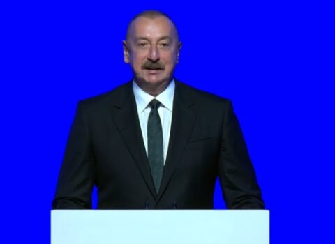 Prezident Bakı Beynəlxalq Astronavtika Konqresində çıxış etdi – VİDEO