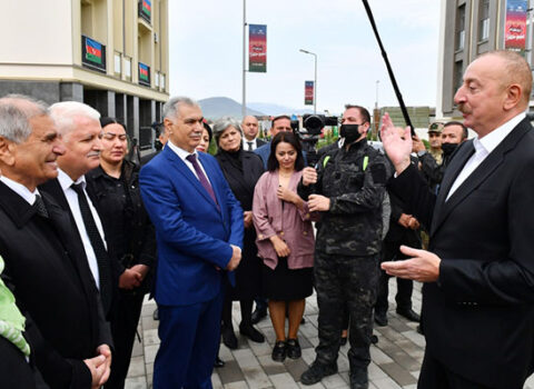 Prezidentlə Füzuli sakini arasında maraqlı dialoq – VİDEO