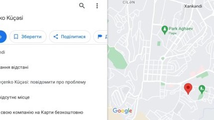 Xankəndidə küçələrdən birinə Şevçenkonun adı verildi