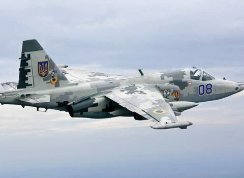 Rusiya Ukraynaya məxsus Su-25 qırıcısını vurdu
