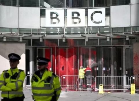 BBC telekanalının baş ofisinə hücum oldu