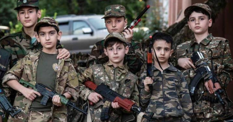Uşaqları terrorçuluğa hazırlayan erməni XİSLƏTİ – VİDEO