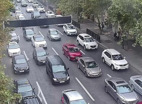 Bakının 22 yolunda tıxac yarandı