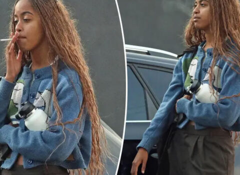 Obamanın qızının bu görüntüləri qalmaqal yaratdı – FOTO