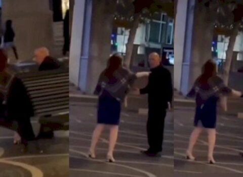 “Torqovı”da qadın kişini döydü – VİDEO