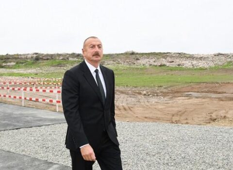 Füzuli şəhərində üçüncü yaşayış kompleksinin təməli qoyuldu