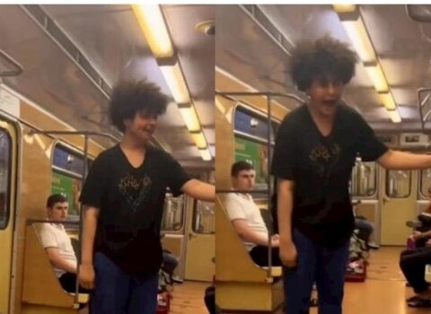Metroda qışqırdı, ictimai yerdə narahatlıq yaratdı – VİDEO