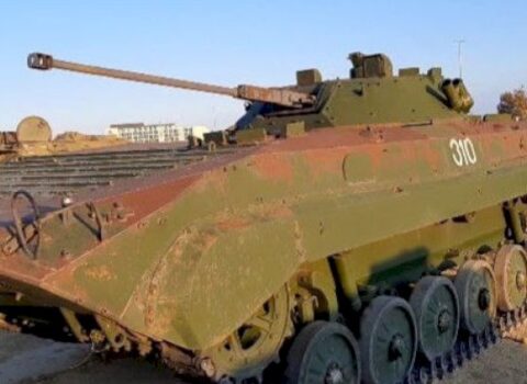 Hərbi Qənimətlər Parkına yeni qənimət gətirildi – FOTOLAR